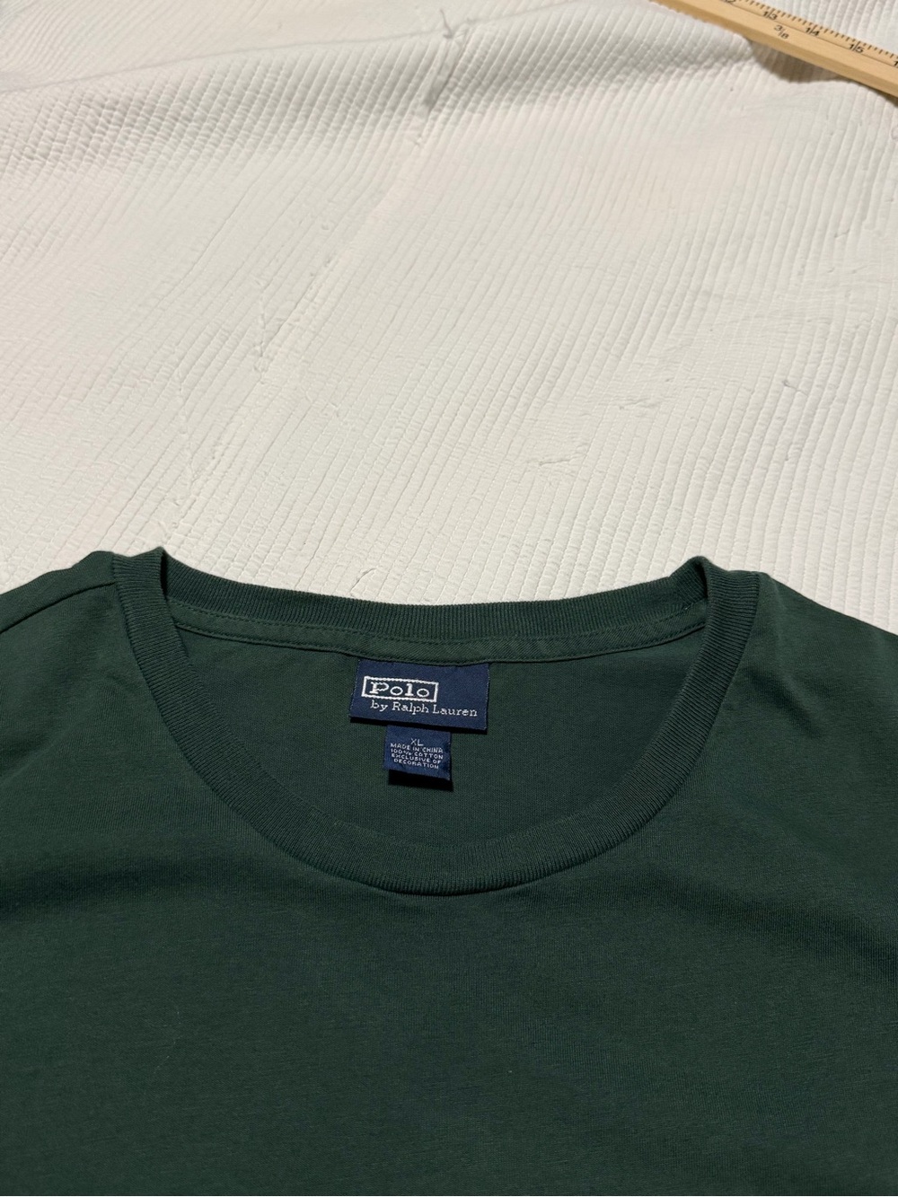 Polo by Ralph Lauren Men’s Olive Green Pocket Crew Neck Tee